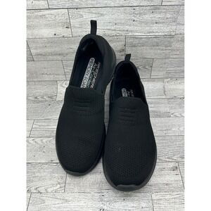 Skechers Air Cooled Memory Foam Black Slip On Shoes Women Size‎ 7.5